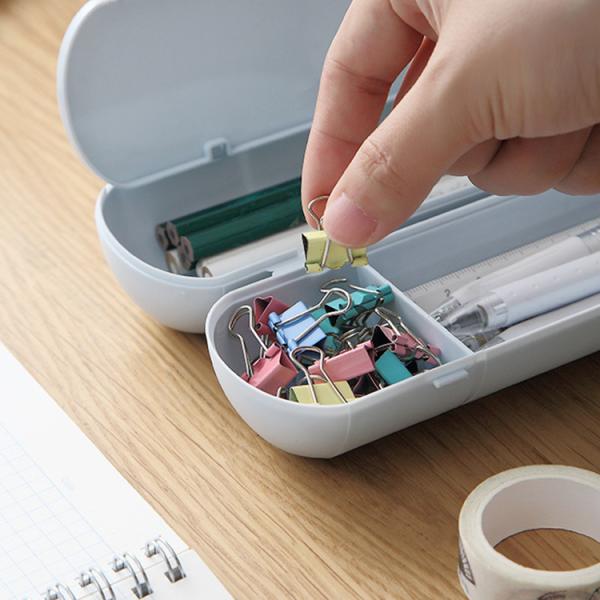 Transparent PVC Plastic Cute Pure Clear Pencil Case for Schools Offices Unisex Design