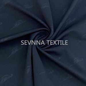 Uv Function Recycled Swimwear Knit Fabric Embossed Print Compression Lining