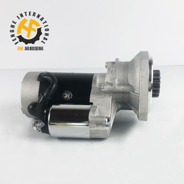 121256-77010 Engine Starter Motor For 4TNV88 , 129400-77010 Excavator Engine Parts