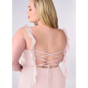 Perfect Chiffon Long Mermaid Bridesmaid Dress Sweetheart Floor-Length Ruffles