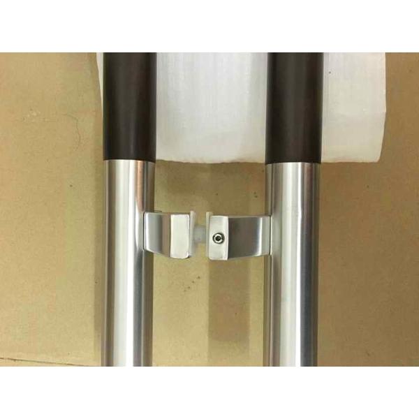 Modern Design Tempered Glass Door Pull Handle with Stainless Steel and Sanding Finish