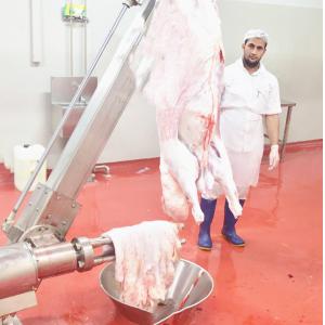 304 Stainless Steel Slaughterhouse Cow Machine 2480*1340*1480mm