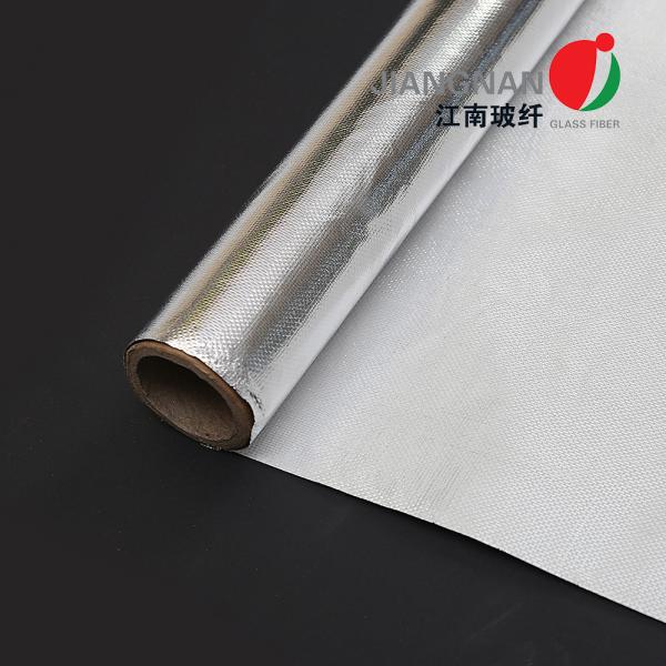 Buy 0.12mm Aluminized Fiberglass Insulation Cloth For Marine Covers at wholesale prices