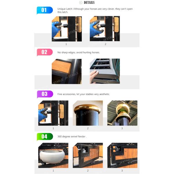 Bamboo Luxury 14ft Horse Stable Barn Panels