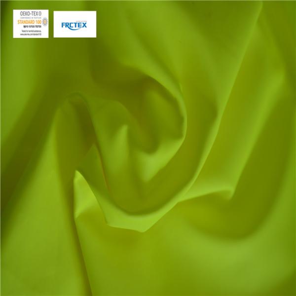 Buy Knitted Fluorescent Yellow Laminated High Visibility Fabric 280gsm at wholesale prices