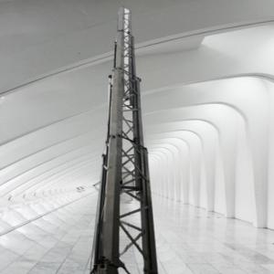 Steel Tripod Manual Winch Up 20M Lattice Steel Towers