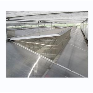 China Prefab Agricultural Greenhouses with Industrial Polycarbonate Sheets and Cooling System on sale