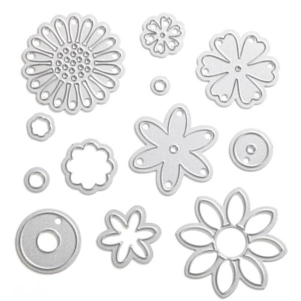 Buy DIY Motif  petals scrapbook Motif Die Petals embossing file 3941 at wholesale prices