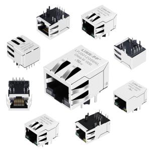 1 X 1000 Mbit Ehternet Cross LPJG4801Q27NL RJ45 Modular Jack