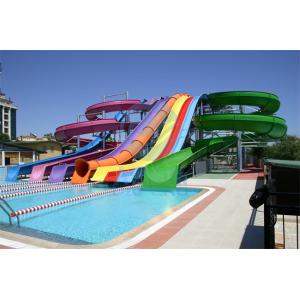 OEM Amuse Water Park Kids Playground Rides Fiberglass Pool Slides