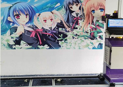 Buy 50DBA CMYK Torque Motor CCC Wall Painting Printer at wholesale prices