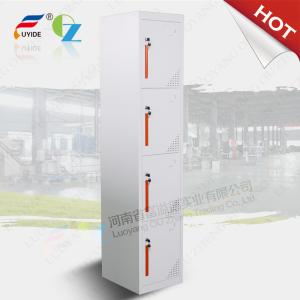 four door steel cabinet locker FYD-G004,H1850XW380XD450mm, white color, CRS