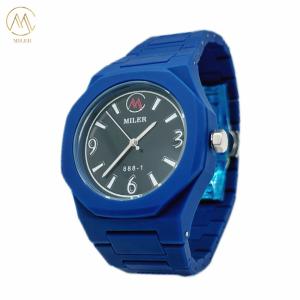 Customizable Unique Cartoon Resin Rubber Design China Quartz Movement Wristwatch