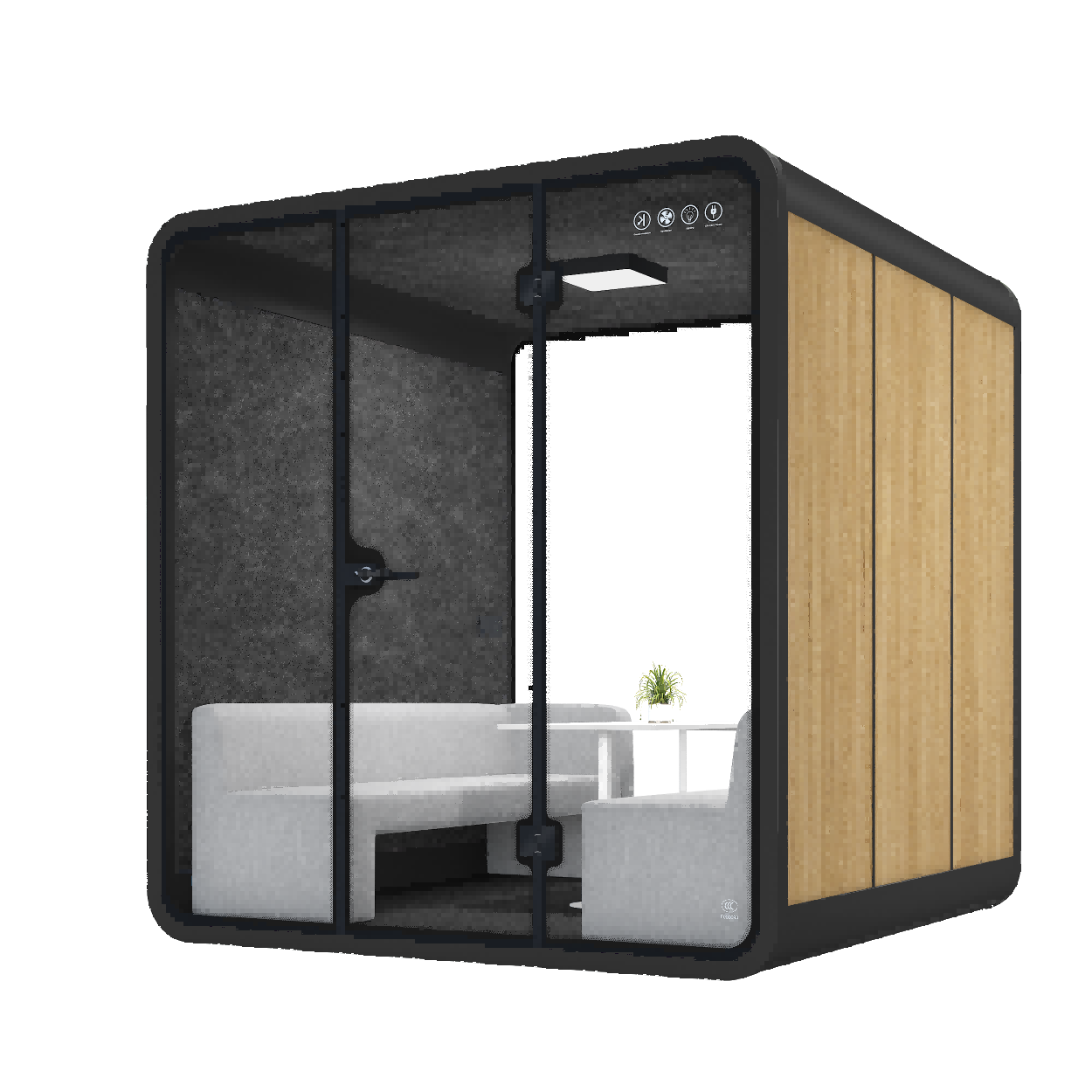 Multi Person Acoustic Office Pod Durable Modular Meeting Pod Customized