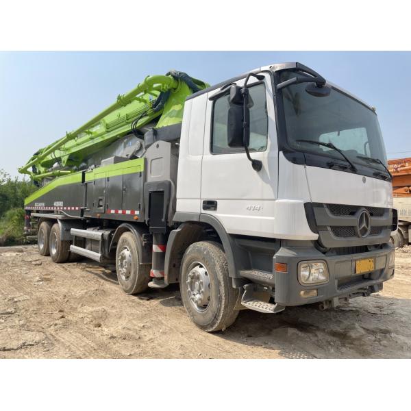 Buy Hydraulic Machining Process 2013 Green 52m Concrete Boom Pump Truck for Heavy Equipment at wholesale prices