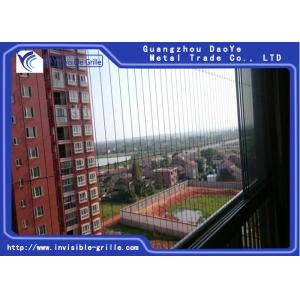 Hard Line Safety Fixed Invisible Grille Stainless Steel Wire Material