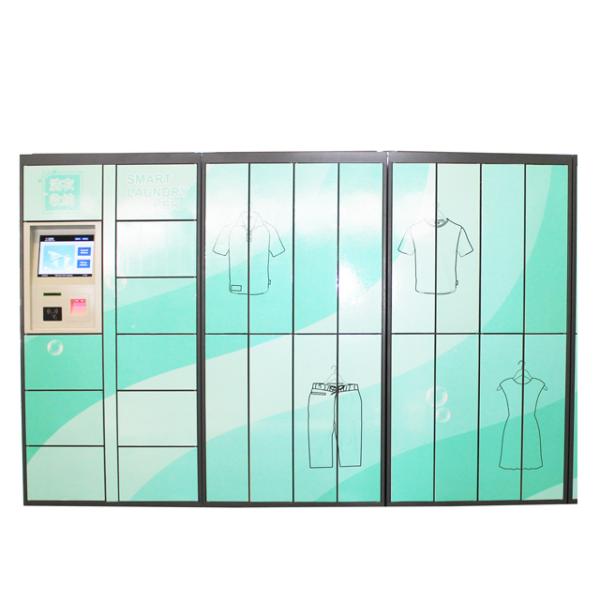 Industrial Self Service Laundry Locker , Smart Dry Cleaning Lockers Touch Screen
