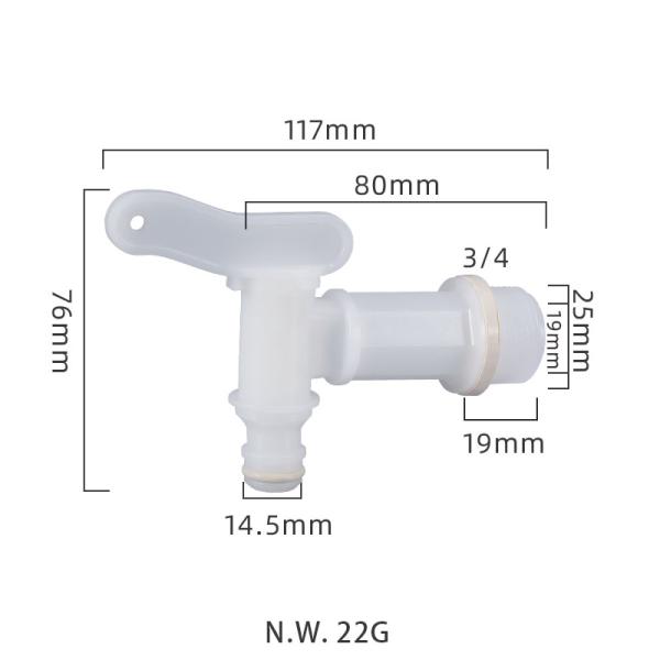 Reducing Durable IBC Tank Tap Adapter S100*6 S60*6 Discharge Nozzle Spout Pipe Tube Connect Connector