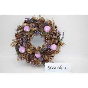 Wholesale Artificial Christmas Door Decoration Supplies Nature Pine Cone Large