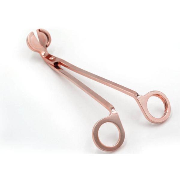 Rose Gold Round Head Candle Wick Scissors Candle Extinguisher First Class