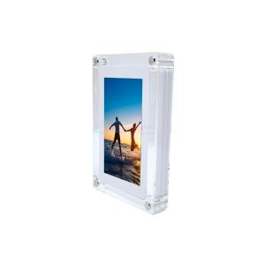 White Arcylic Internet Cloud Digital Photo Frame for Corporate Events