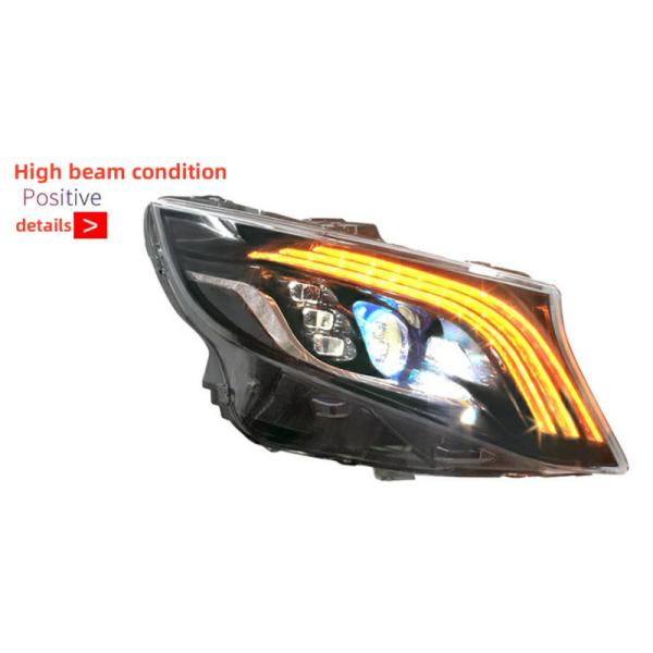 LED Running Light Water Steering V260 W447 Headlight Assembly For Mercedes Benz VITO