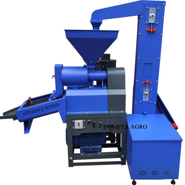 650kg/H Commercial Rice Mill Corn Dehusking Machine Auto Feed