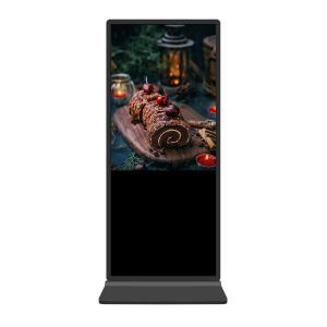 49 Inch Floor Standing Digital Advertising Kiosk Exhibition Center Support
