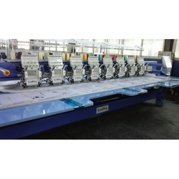 Buy USB Connection Cap Sewing Machine , Custom Embroidery Machine 8 Head at wholesale prices