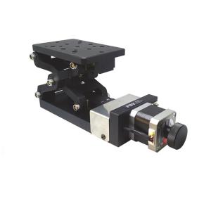 Scissor Type Motorized Lab Jack Optical Sliding Lift 15mm Stroke