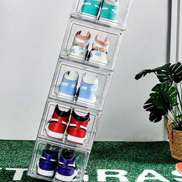 Buy Custom Clear Transparent Acrylic Sneaker Display Case GLOSSY at wholesale prices