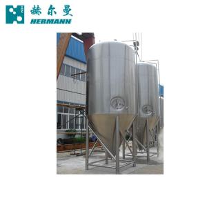 Quality 20BBL Stainless Steel Conical Fermentation Tank With PLC Control System for sale