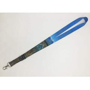 personalized polyester lanyards with Beautiful landscape with detachable buckle