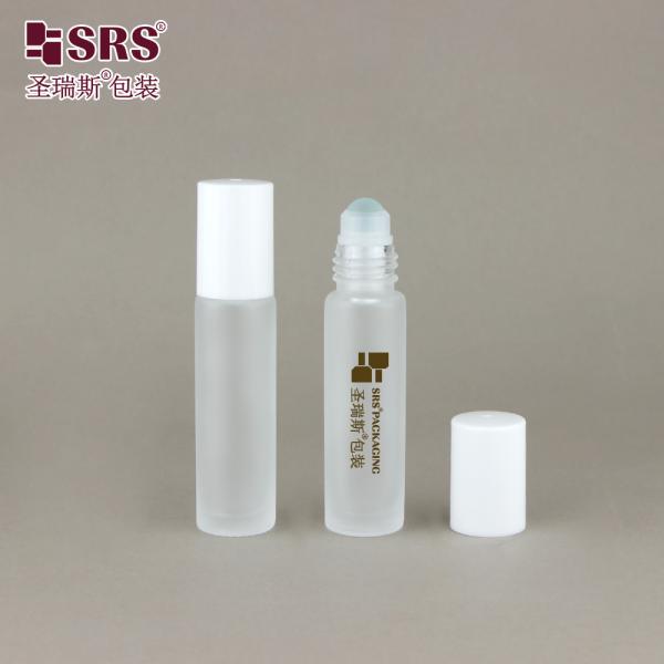 BLPM-10ML Transparent Mold Glass Roll On Bottle For Nail Oil Massage No Leakage Applicator