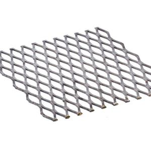 Expanded Metal Mesh Raised Aluminium