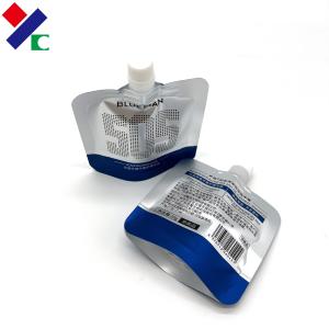 Liquid Lotion Face Cream Spout Pouch Packaging Self Adhesive Sealing