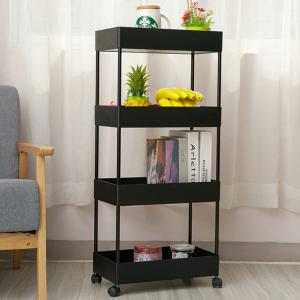 3 - 6 Layers Steel Storage Racks Customized White Black