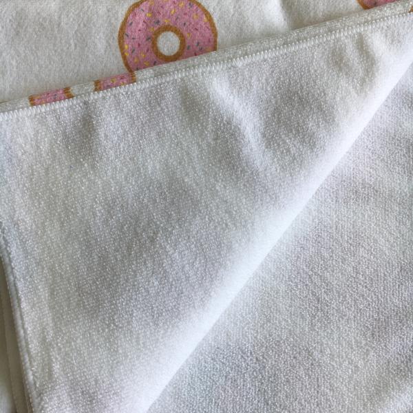 Printed design 300gsm absorbing kids cute microfiber bathroom towel