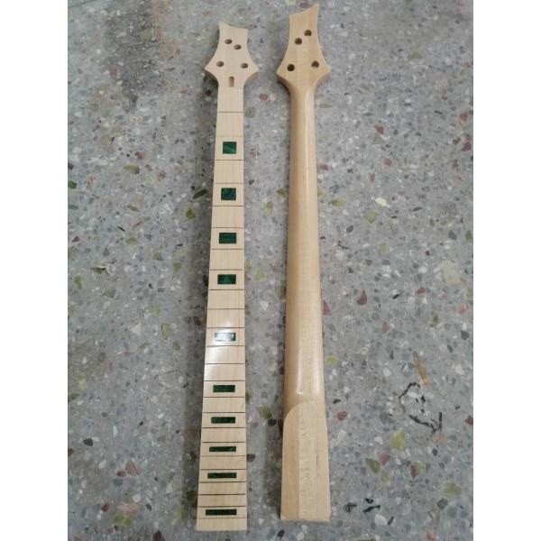 Custom Grand 22 Fret Roasted Maple Electric Guitar Neck for Handmade Tele Guitar Kits Gloss Finished with Bone Nut