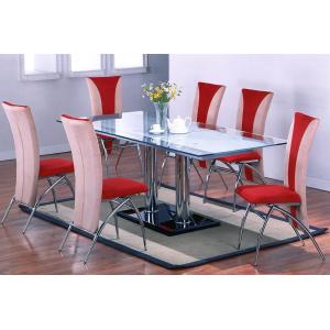 Quality 1660*900mm Extendable Dining Table Wear Resistant With Iron Frame for sale