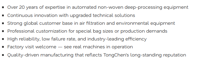 High-temperature Glass Fiber Pleating And Gluing Production Line.