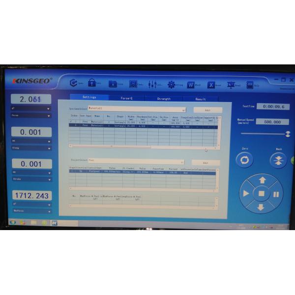 Computer Control 500N Plastic Peel Adhesion Test Equipment With High Precision