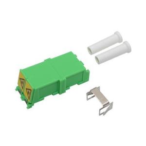 LC DX Avoid Laser Adapter , Optical Fiber Coupler Without Flange