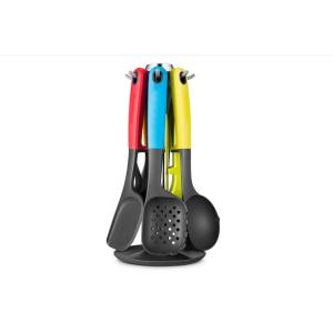 Ergonomic Nylon Kitchen Utensil Sets 7pcs With TPR Handles