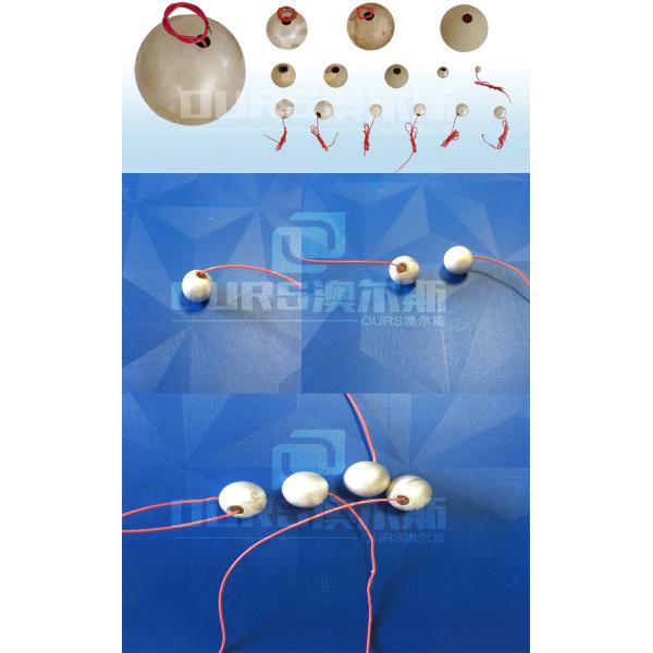 Piezo Ceramic Element Hemisphere , piezoelectric ceramic Materiasl For Welding Tansducer