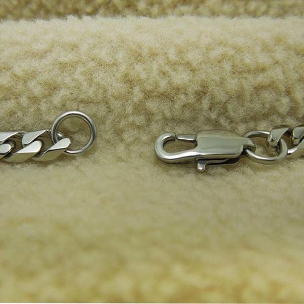 Fashion Titanium Steel 5mm Curb Chain Necklace Korea Style (CE481)