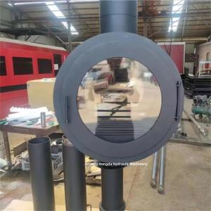 Indoor Double Panel Glass Hanging Wood Burning Stoves Suspended Fireplace