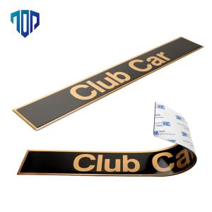 102502601 Club Car Precedent Black & Gold Name Plate