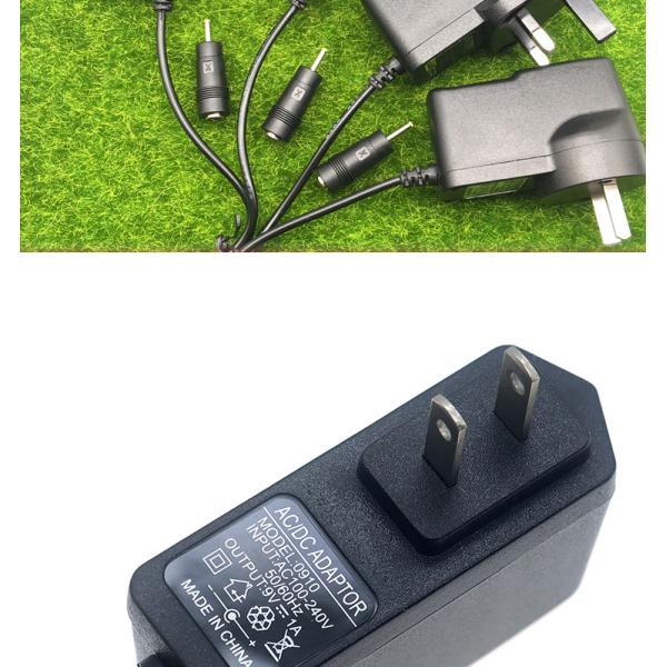 US EU UK AU Plug AC to 5V 9V 12V DC 5.5x2.1mm 2.5 Jack Power Supply Adapter