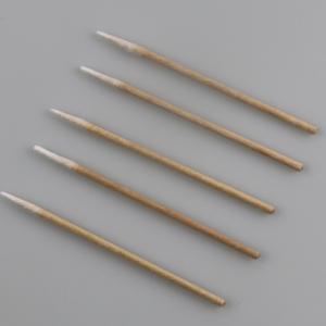 Wooden Stick Micro Pointed Cotton Swab 1mm Lint Free For Cleaning